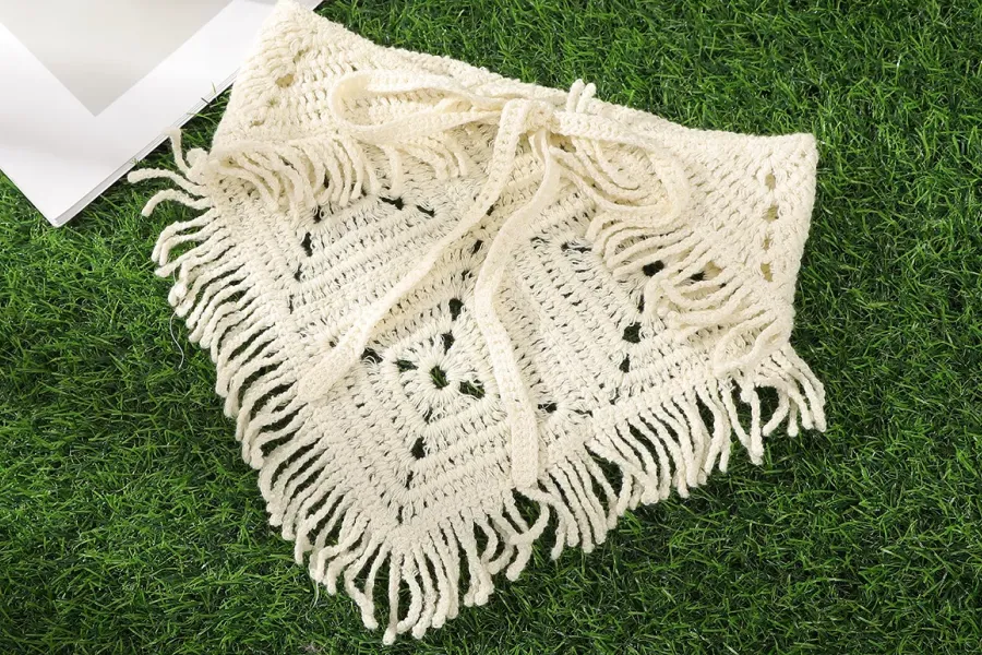 Tassel Accent Headband Scarf
